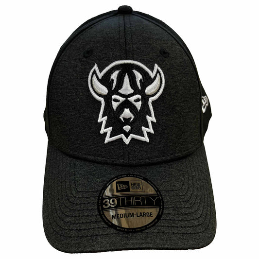 NE 3930 Black Stitched Brim Bison Hat